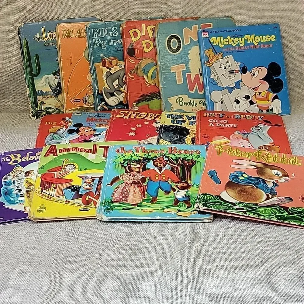 Vintage Tell a Tales bundle of 15 books‎